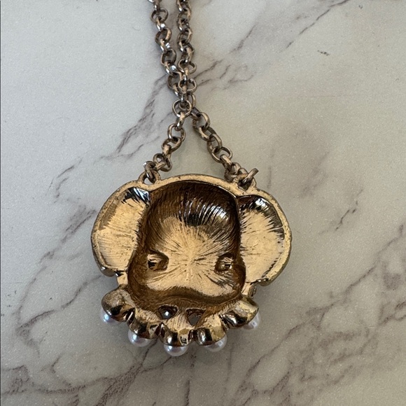 Betsey Johnson Rhinestone Dog Necklace - Picture 4 of 6